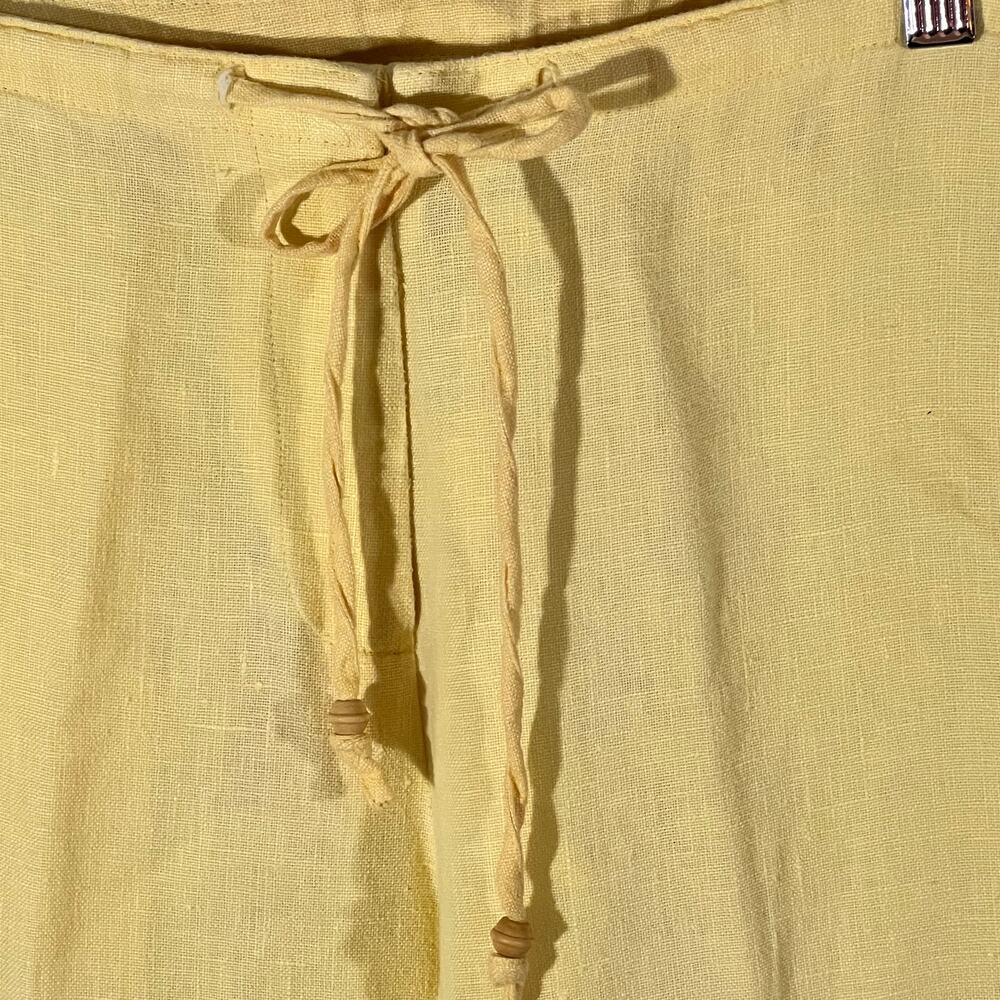 Talbots Linen Pants Pull On Drawstring Straight L… - image 6